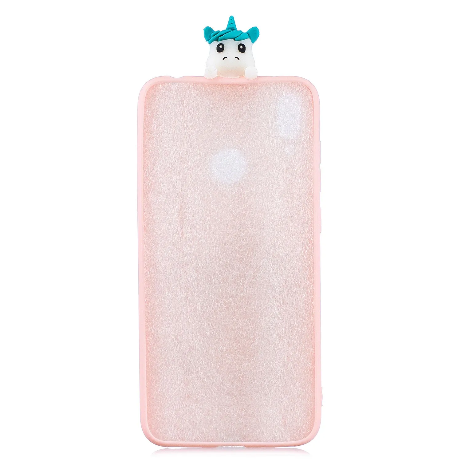 For Huawei Y6 2019 3D Cartoon Lovely Coloured Painted Soft TPU Back Cover Non-slip Shockproof Full Protective Case Music unicorn
