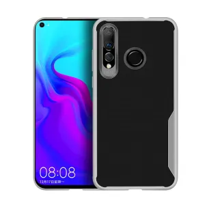 For HUAWEI Y6 PRO 2019 Ultra Slim Translucent Non-slip Shockproof TPU Back Cover Transparent White