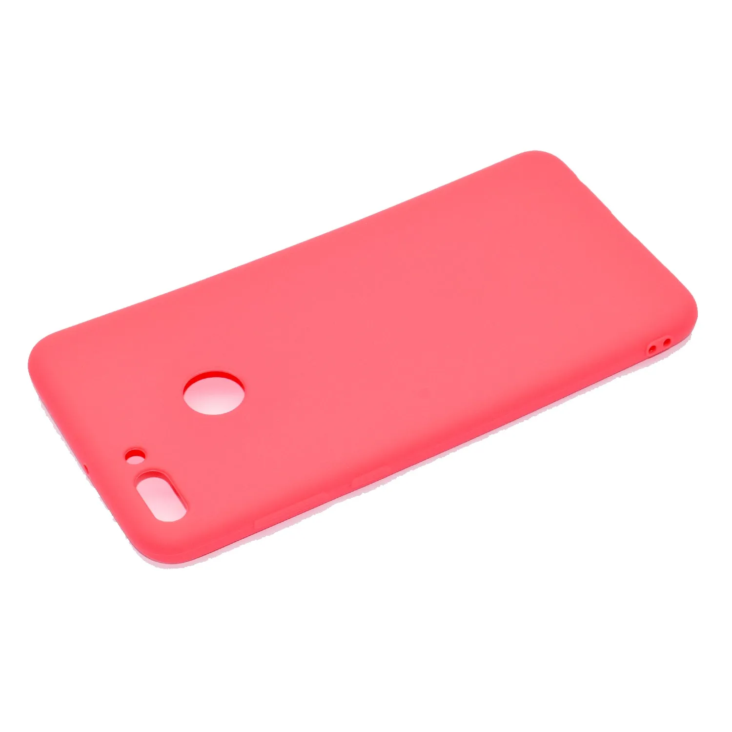 for HUAWEI Y9 2018 Lovely Candy Color Matte TPU Anti-scratch Non-slip Protective Cover Back Case Navy