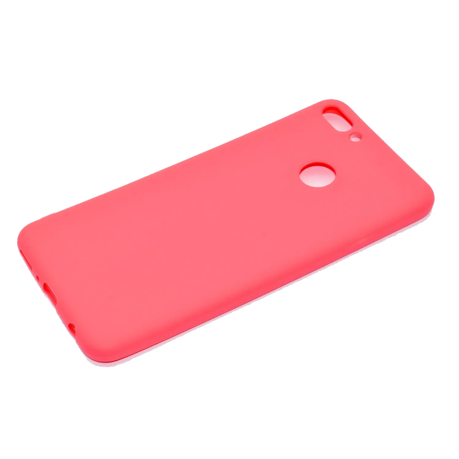 for HUAWEI Y9 2018 Lovely Candy Color Matte TPU Anti-scratch Non-slip Protective Cover Back Case Navy