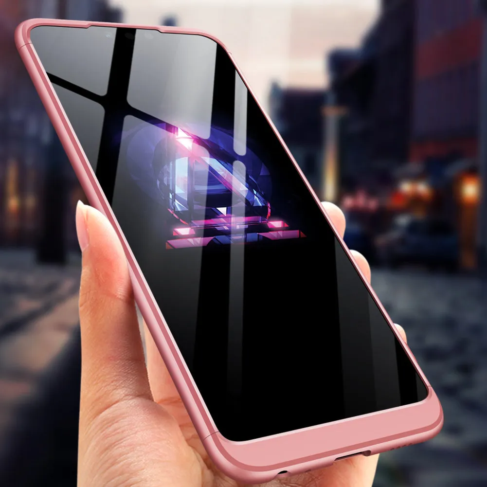 for HUAWEI Y9 2019 Ultra Slim PC Back Cover Non-slip Shockproof 360 Degree Full Protective Case black_HUAWEI Y9 2019