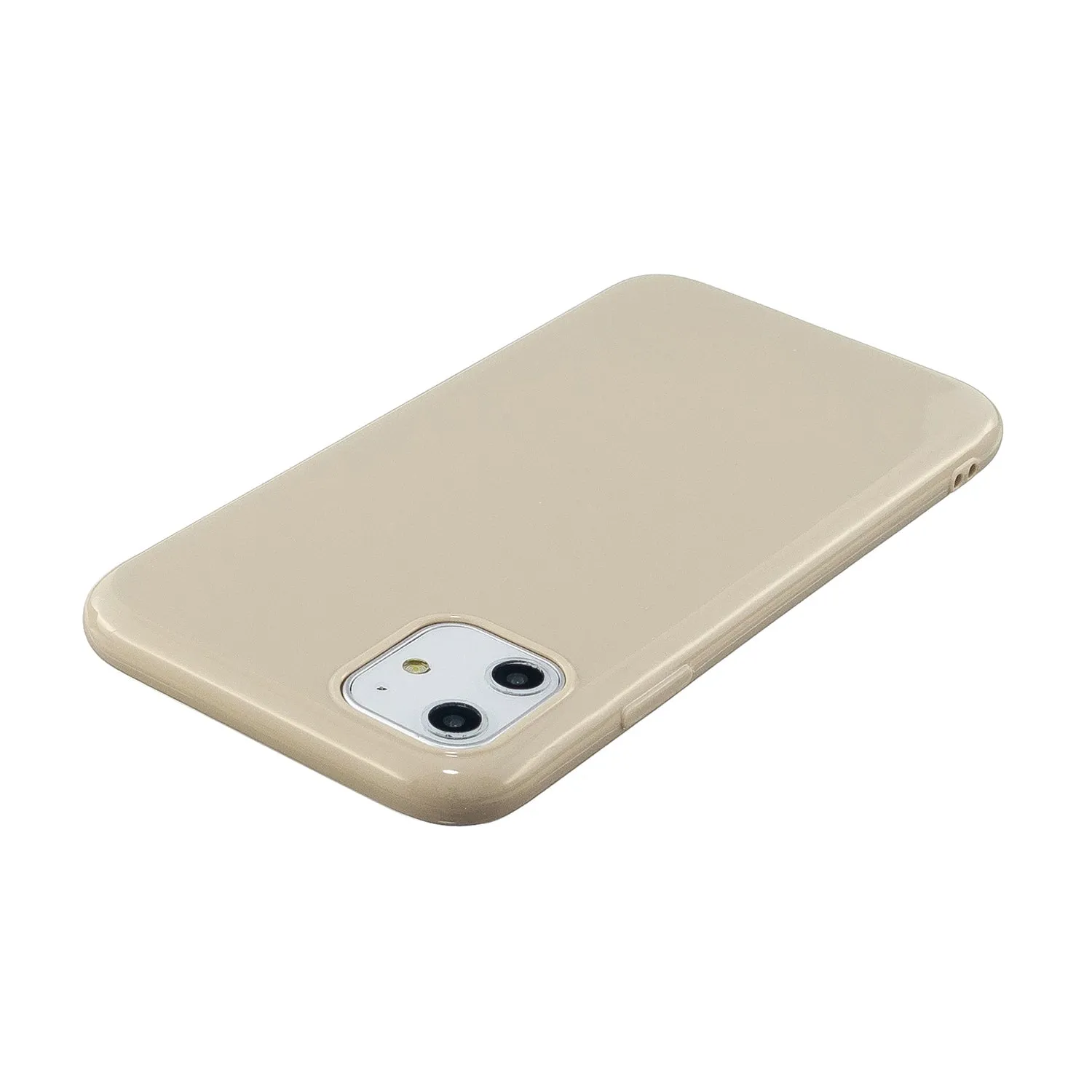 For iPhone 11/11 Pro/11 Pro Max Smartphone Cover Slim Fit Glossy TPU Phone Case Full Body Protection Shell Ocean blue
