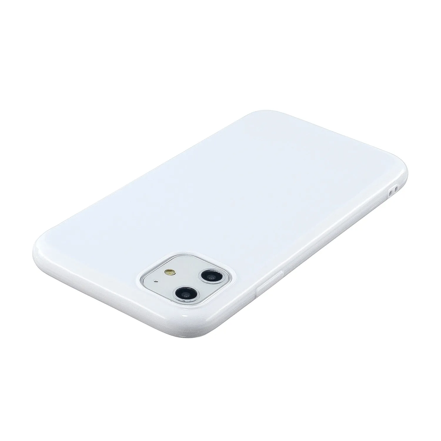 For iPhone 11/11 Pro/11 Pro Max Smartphone Cover Slim Fit Glossy TPU Phone Case Full Body Protection Shell Ocean blue