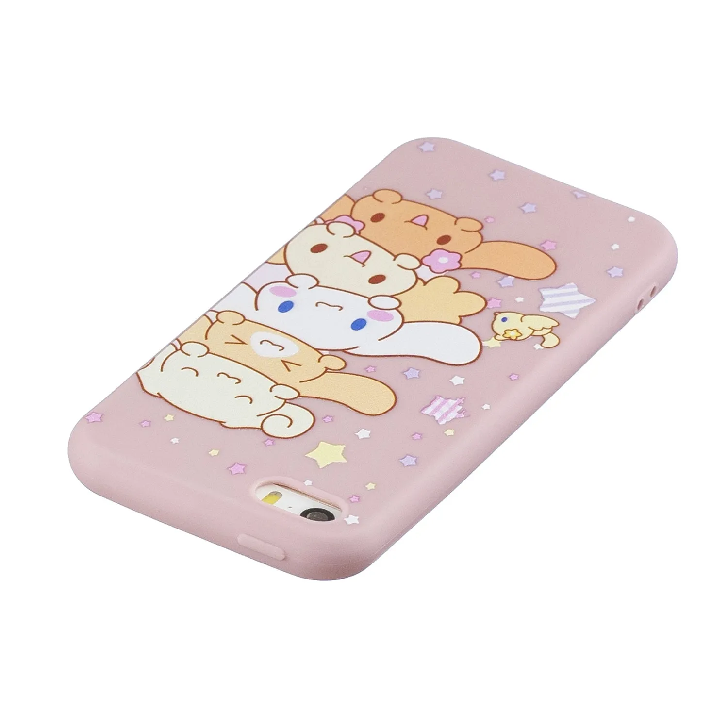 For iPhone 5 5S SE Phone Cases TPU Full Cover Cute Cartoon Painted Case Girls Mobile Phone Cover 1