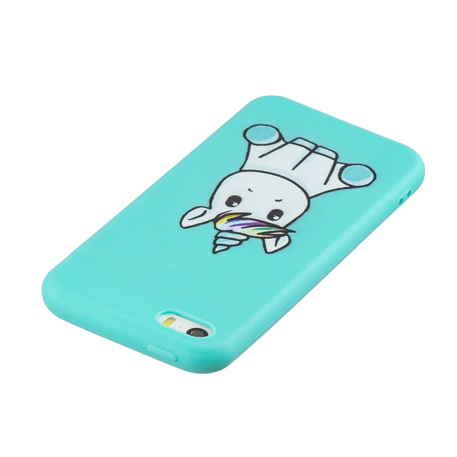 For iPhone 5 5S SE Phone Cases TPU Full Cover Cute Cartoon Painted Case Girls Mobile Phone Cover 5