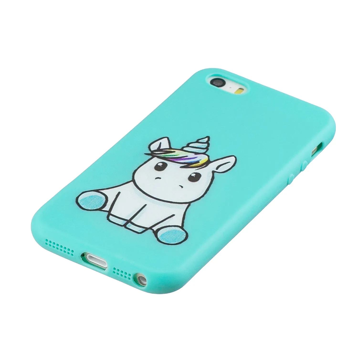 For iPhone 5 5S SE Phone Cases TPU Full Cover Cute Cartoon Painted Case Girls Mobile Phone Cover 5
