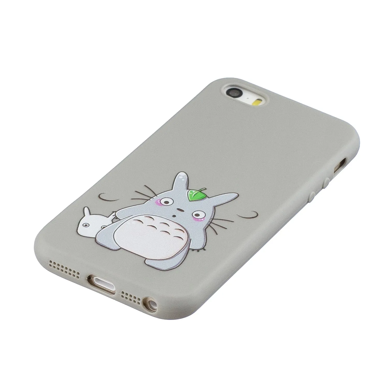 For iPhone 5 5S SE Phone Cases TPU Full Cover Cute Cartoon Painted Case Girls Mobile Phone Cover 7