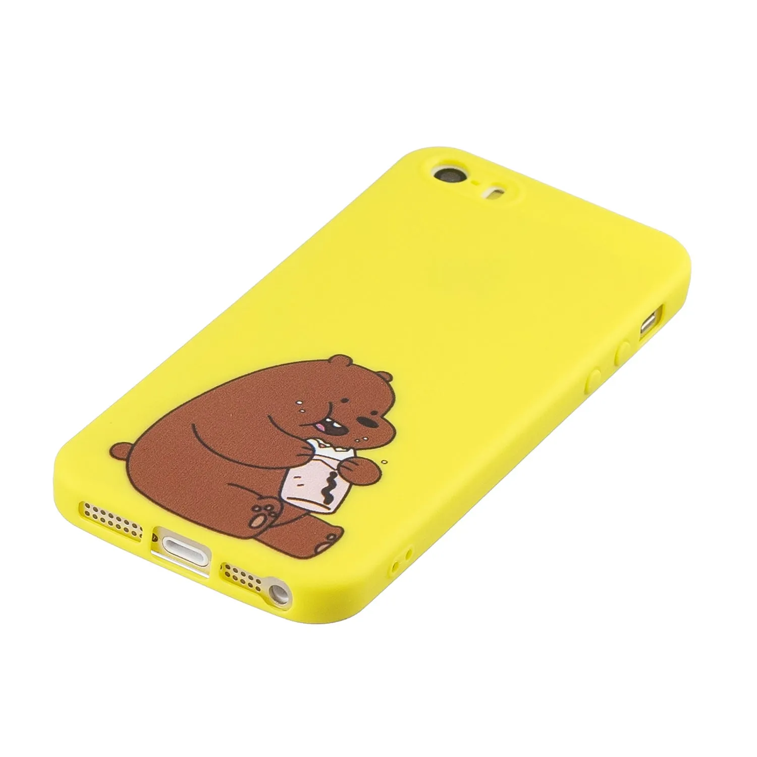 For iPhone 5 5S SE Phone Cases TPU Full Cover Cute Cartoon Painted Case Girls Mobile Phone Cover 8