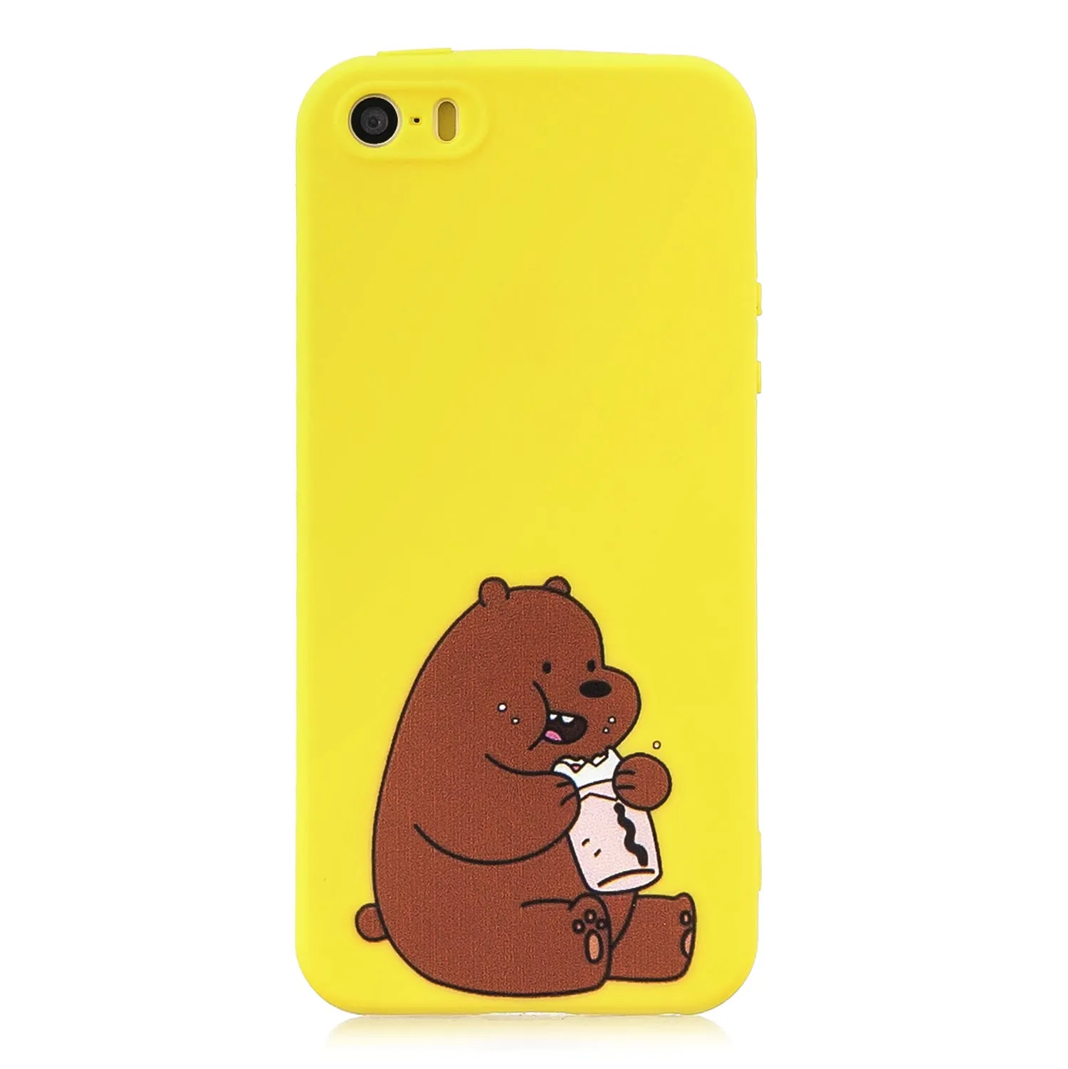 For iPhone 5 5S SE Phone Cases TPU Full Cover Cute Cartoon Painted Case Girls Mobile Phone Cover 8