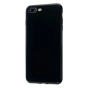 For iPhone 5/5S/SE/6/6S/6 Plus/6S Plus/7/8/7 Plus/8 Plus Cellphone Cover Soft TPU Bumper Protector Phone Shell Bright black