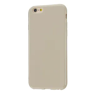 For iPhone 5/5S/SE/6/6S/6 Plus/6S Plus/7/8/7 Plus/8 Plus Cellphone Cover Soft TPU Bumper Protector Phone Shell Milk tea