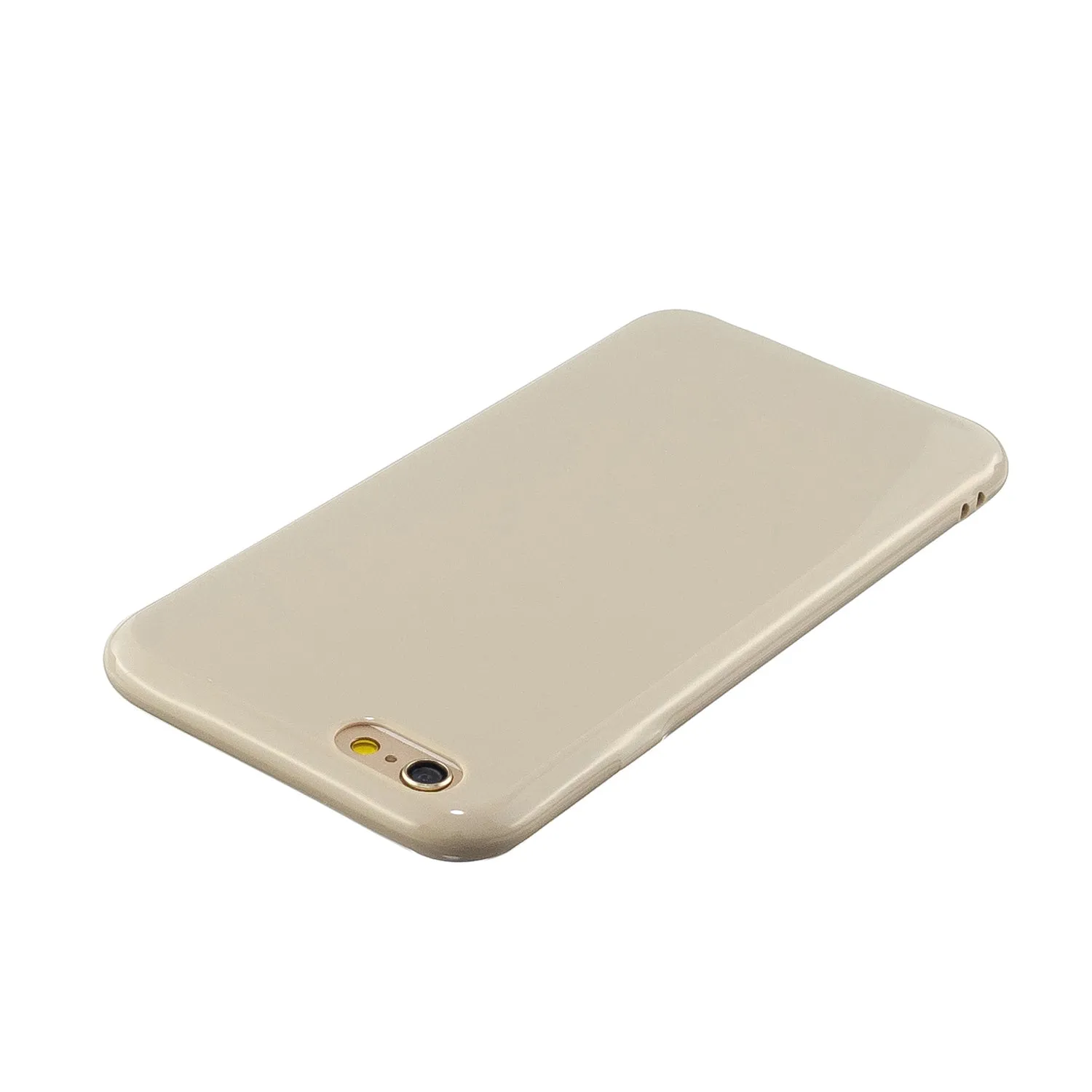 For iPhone 5/5S/SE/6/6S/6 Plus/6S Plus/7/8/7 Plus/8 Plus Cellphone Cover Soft TPU Bumper Protector Phone Shell Milk tea