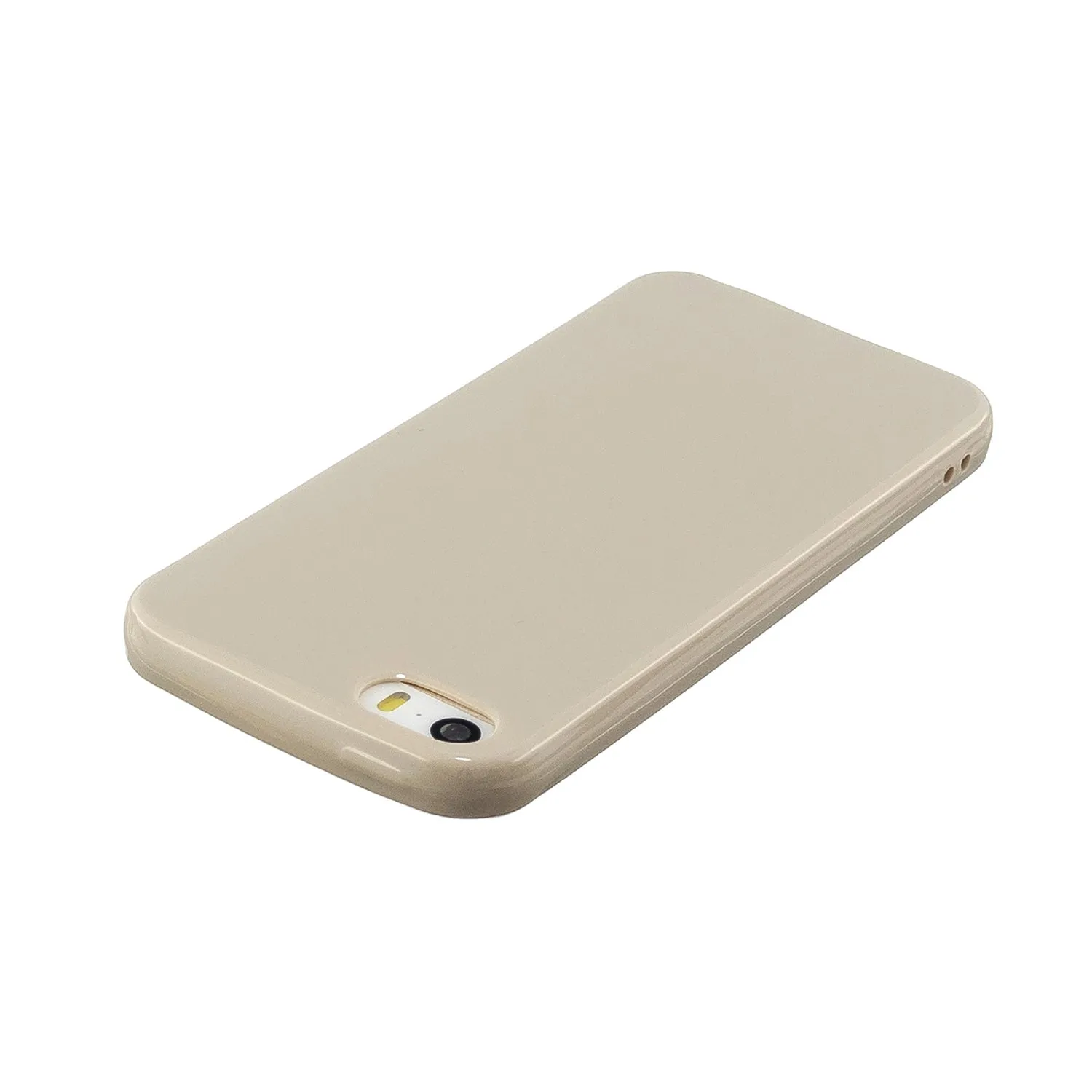 For iPhone 5/5S/SE/6/6S/6 Plus/6S Plus/7/8/7 Plus/8 Plus Cellphone Cover Soft TPU Bumper Protector Phone Shell Milk tea