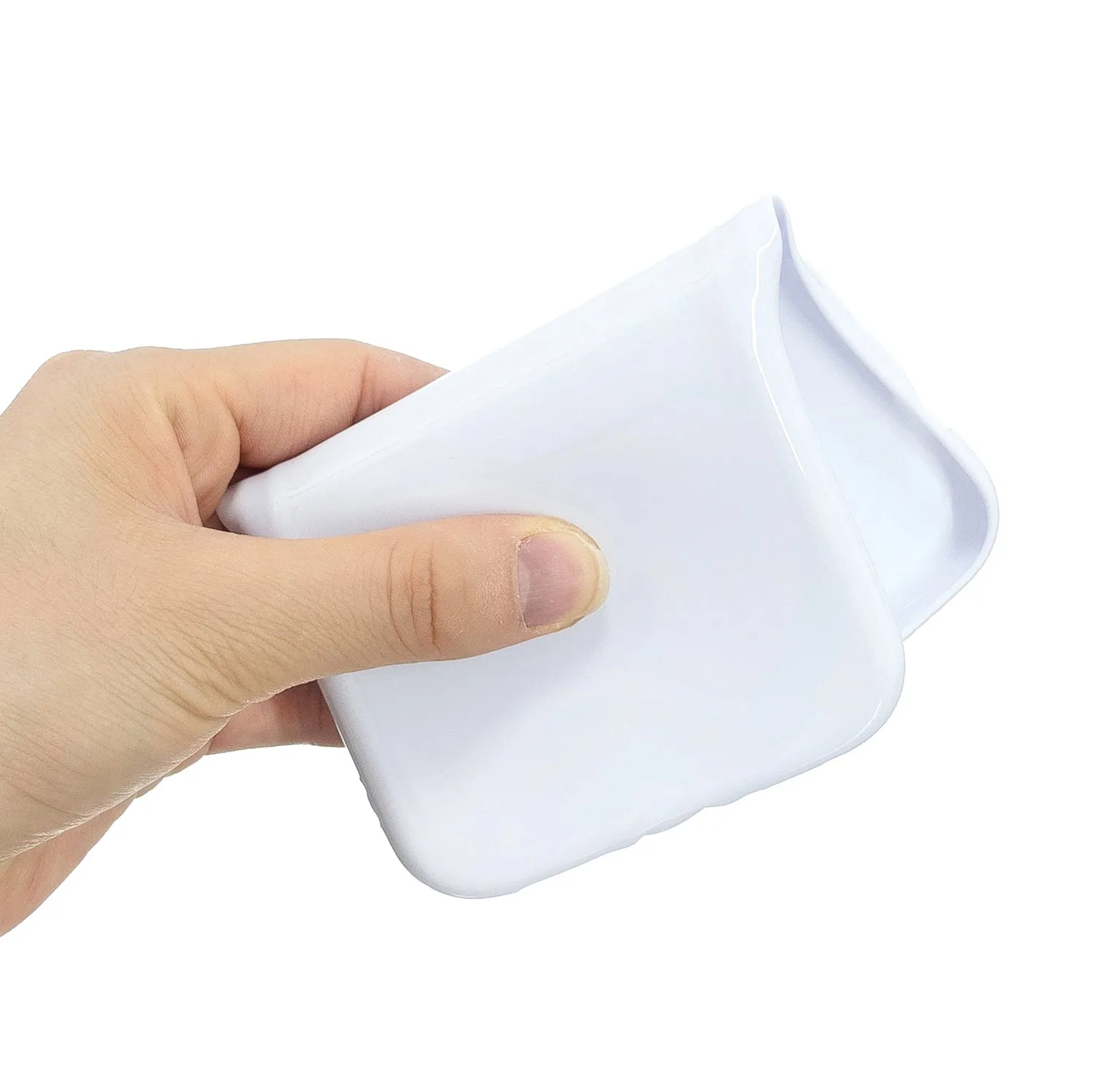For iPhone 5/5S/SE/6/6S/6 Plus/6S Plus/7/8/7 Plus/8 Plus Cellphone Cover Soft TPU Bumper Protector Phone Shell Milk white