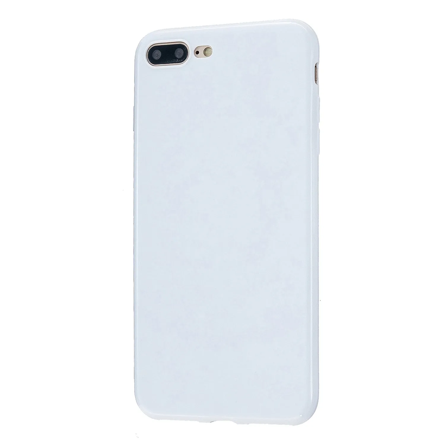 For iPhone 5/5S/SE/6/6S/6 Plus/6S Plus/7/8/7 Plus/8 Plus Cellphone Cover Soft TPU Bumper Protector Phone Shell Milk white