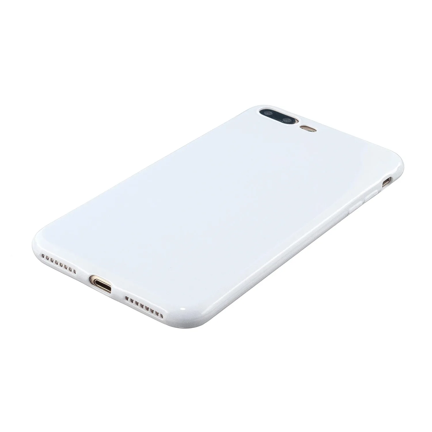 For iPhone 5/5S/SE/6/6S/6 Plus/6S Plus/7/8/7 Plus/8 Plus Cellphone Cover Soft TPU Bumper Protector Phone Shell Milk white