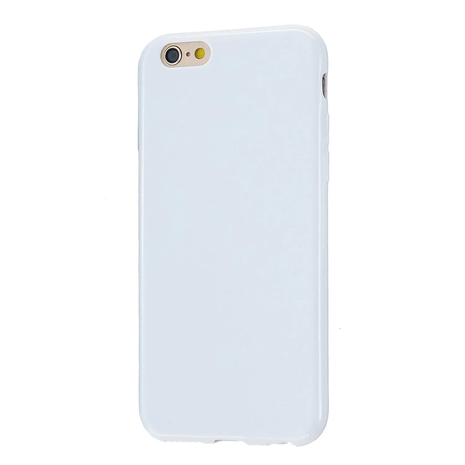 For iPhone 5/5S/SE/6/6S/6 Plus/6S Plus/7/8/7 Plus/8 Plus Cellphone Cover Soft TPU Bumper Protector Phone Shell Milk white