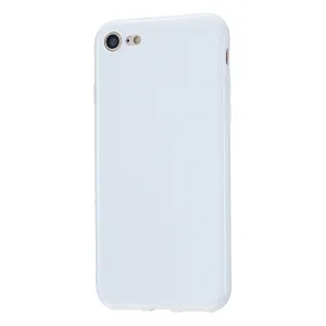 For iPhone 5/5S/SE/6/6S/6 Plus/6S Plus/7/8/7 Plus/8 Plus Cellphone Cover Soft TPU Bumper Protector Phone Shell Milk white