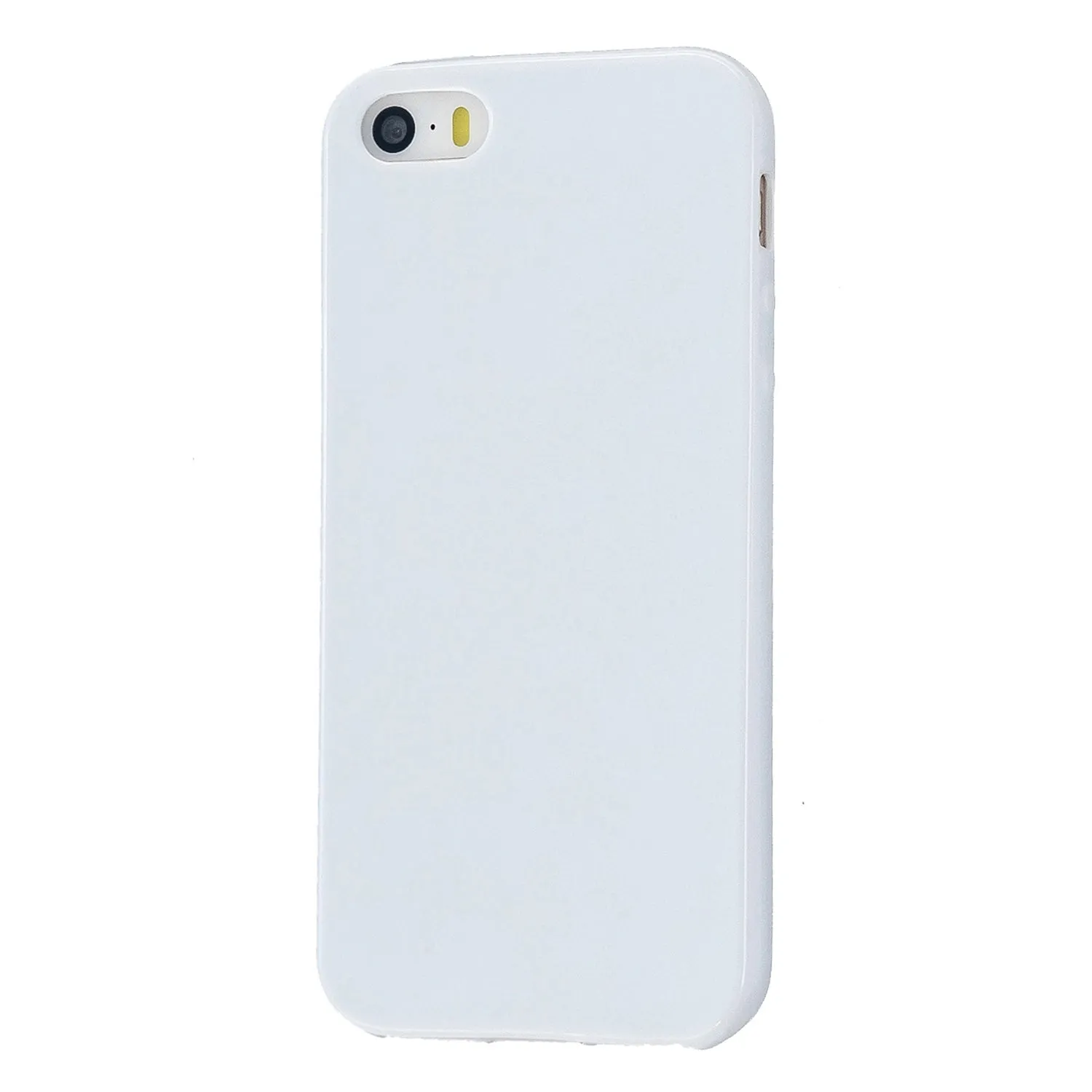For iPhone 5/5S/SE/6/6S/6 Plus/6S Plus/7/8/7 Plus/8 Plus Cellphone Cover Soft TPU Bumper Protector Phone Shell Milk white