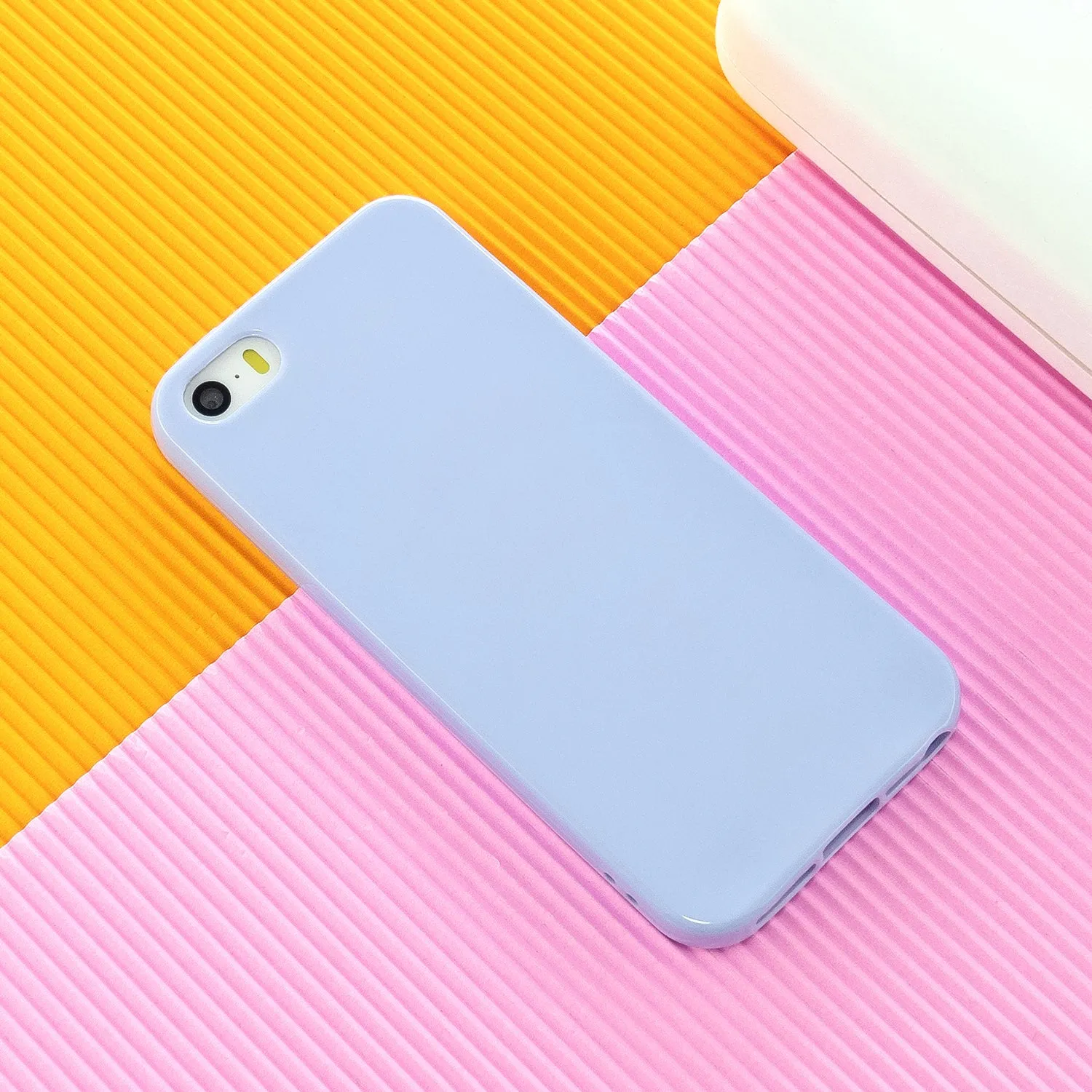 For iPhone 5/5S/SE/6/6S/6 Plus/6S Plus/7/8/7 Plus/8 Plus Cellphone Cover Soft TPU Bumper Protector Phone Shell Ocean blue