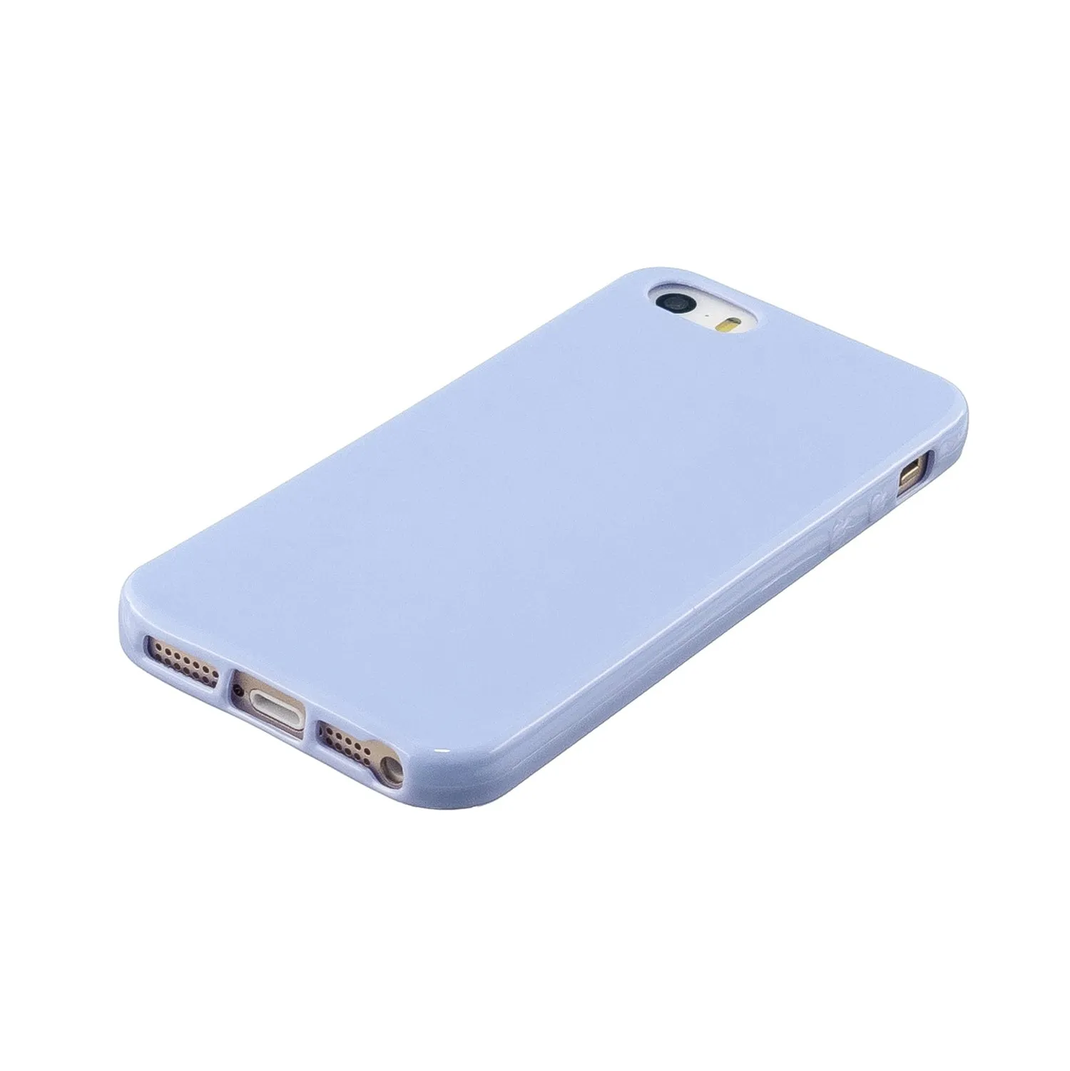 For iPhone 5/5S/SE/6/6S/6 Plus/6S Plus/7/8/7 Plus/8 Plus Cellphone Cover Soft TPU Bumper Protector Phone Shell Ocean blue