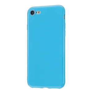For iPhone 5/5S/SE/6/6S/6 Plus/6S Plus/7/8/7 Plus/8 Plus Cellphone Cover Soft TPU Bumper Protector Phone Shell Ocean blue