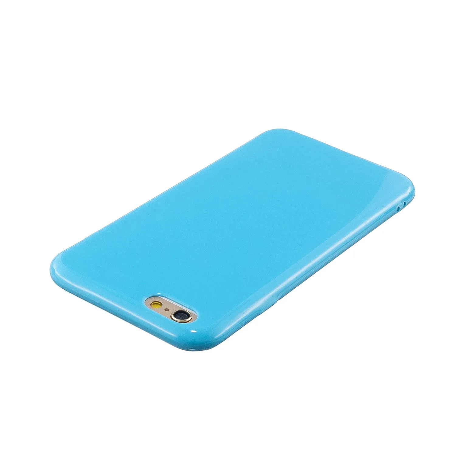 For iPhone 5/5S/SE/6/6S/6 Plus/6S Plus/7/8/7 Plus/8 Plus Cellphone Cover Soft TPU Bumper Protector Phone Shell Ocean blue
