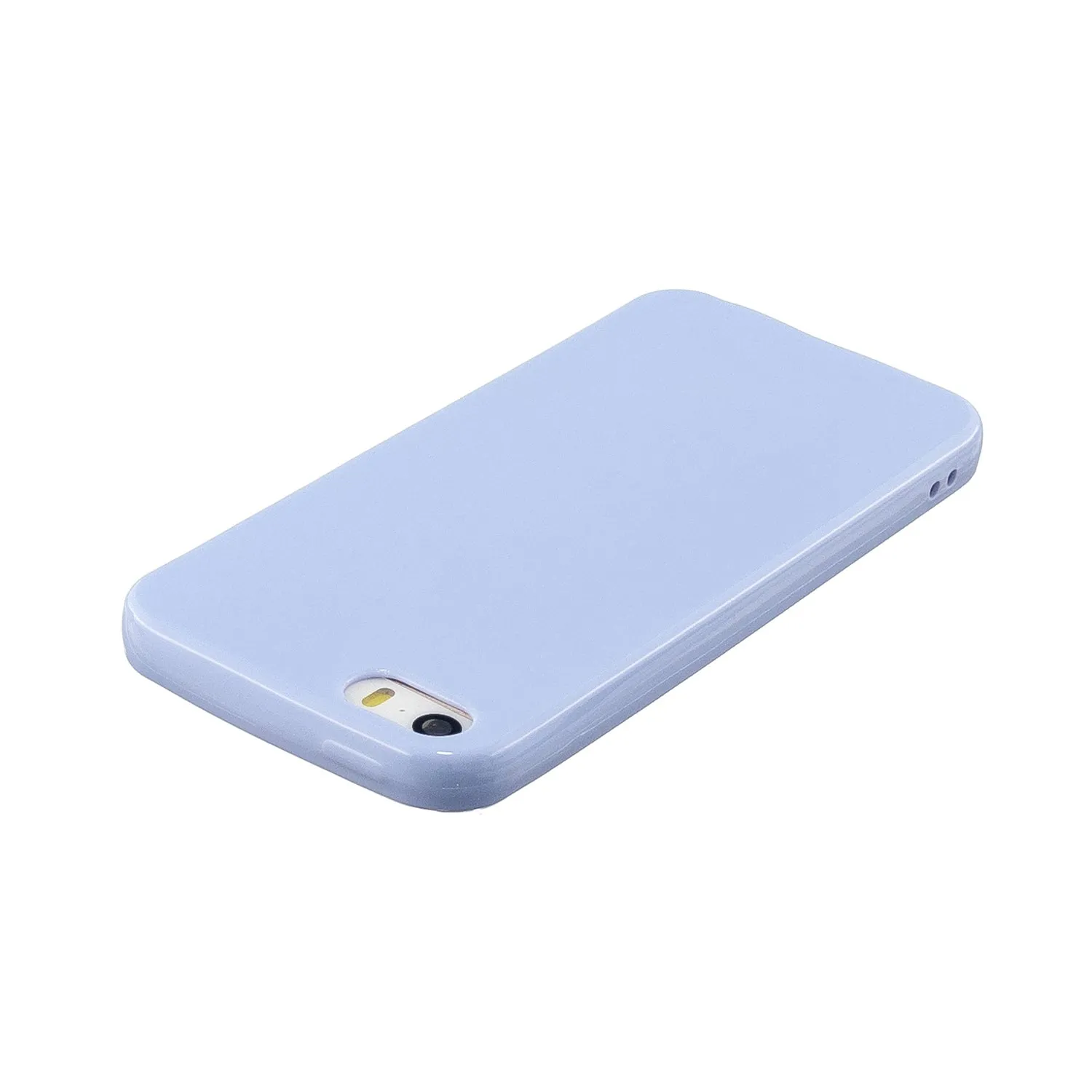 For iPhone 5/5S/SE/6/6S/6 Plus/6S Plus/7/8/7 Plus/8 Plus Cellphone Cover Soft TPU Bumper Protector Phone Shell Ocean blue