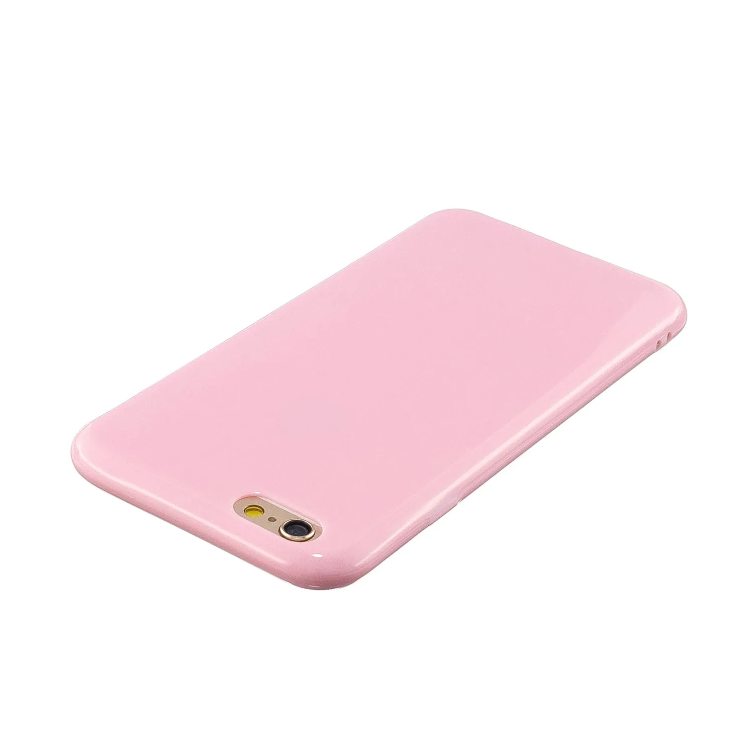 For iPhone 5/5S/SE/6/6S/6 Plus/6S Plus/7/8/7 Plus/8 Plus Cellphone Cover Soft TPU Bumper Protector Phone Shell Rose pink