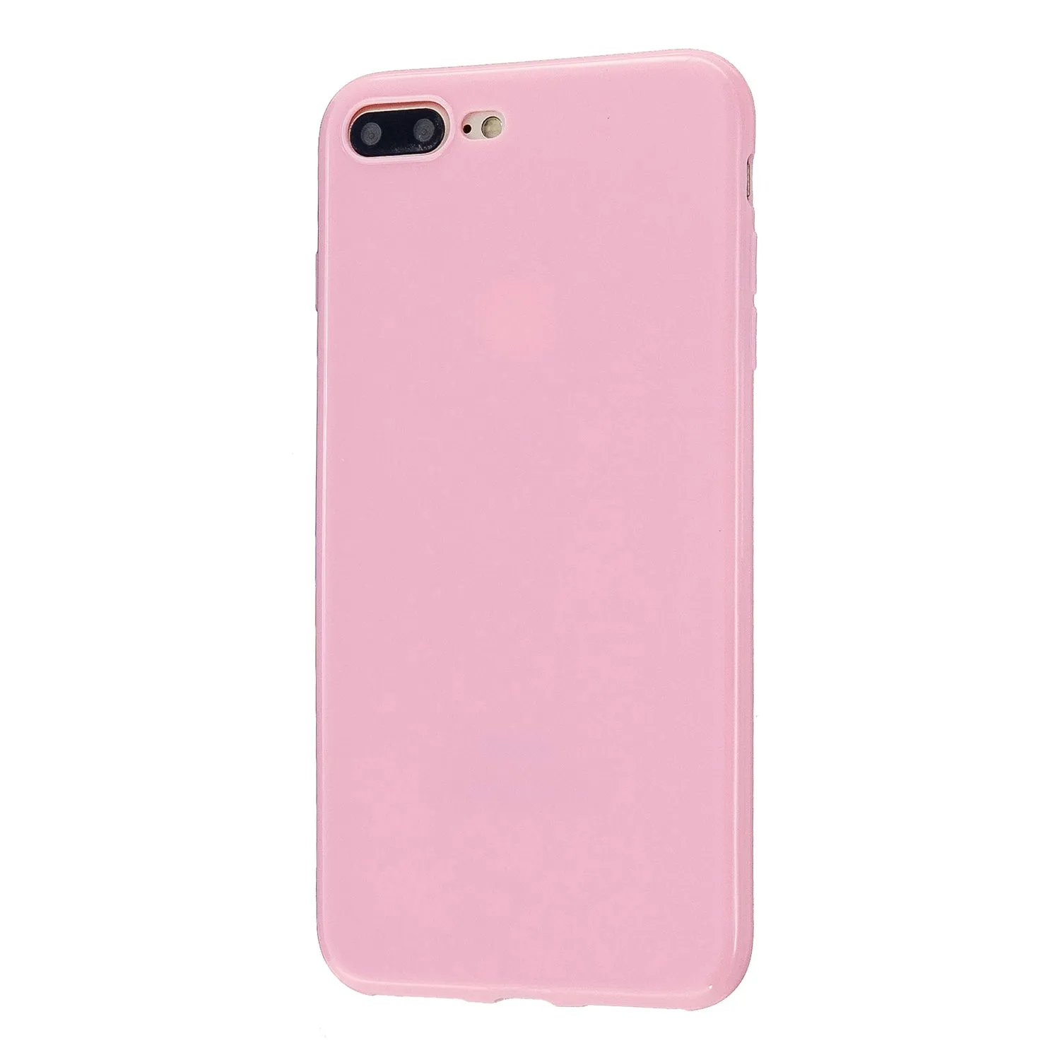 For iPhone 5/5S/SE/6/6S/6 Plus/6S Plus/7/8/7 Plus/8 Plus Cellphone Cover Soft TPU Bumper Protector Phone Shell Rose pink