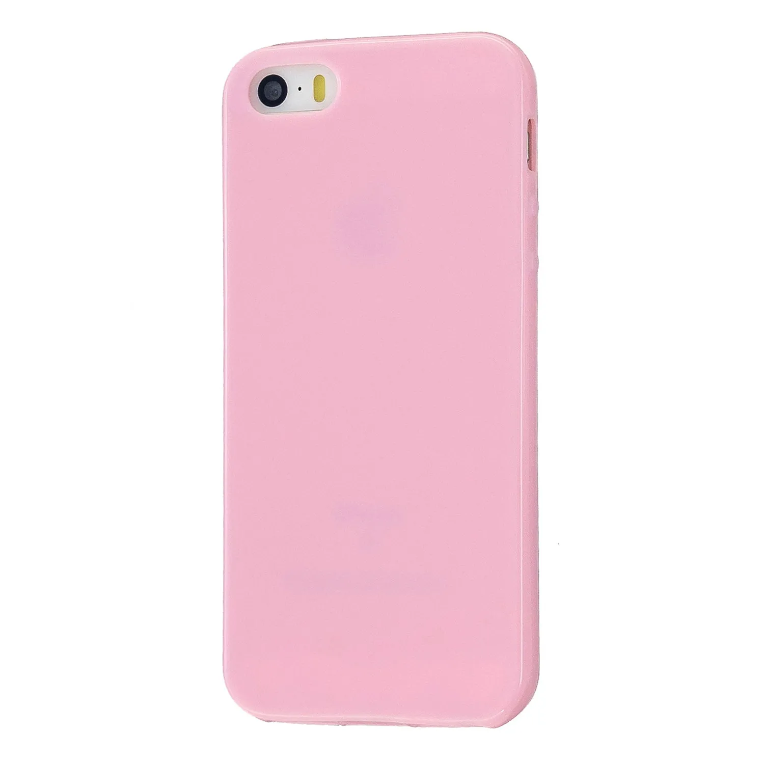 For iPhone 5/5S/SE/6/6S/6 Plus/6S Plus/7/8/7 Plus/8 Plus Cellphone Cover Soft TPU Bumper Protector Phone Shell Rose pink