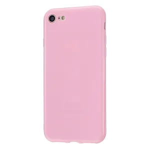 For iPhone 5/5S/SE/6/6S/6 Plus/6S Plus/7/8/7 Plus/8 Plus Cellphone Cover Soft TPU Bumper Protector Phone Shell Rose pink