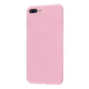 For iPhone 5/5S/SE/6/6S/6 Plus/6S Plus/7/8/7 Plus/8 Plus Cellphone Cover Soft TPU Bumper Protector Phone Shell Rose pink