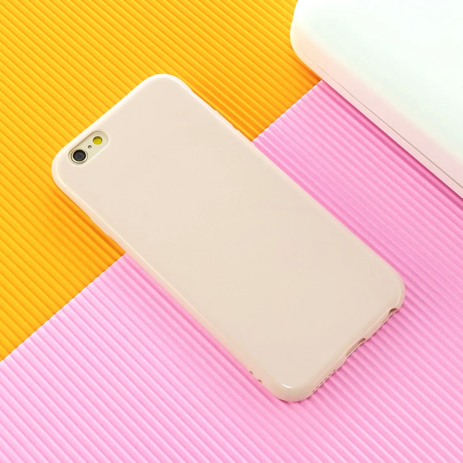 For iPhone 5/5S/SE/6/6S/6 Plus/6S Plus/7/8/7 Plus/8 Plus Cellphone Cover Soft TPU Bumper Protector Phone Shell Sakura pink