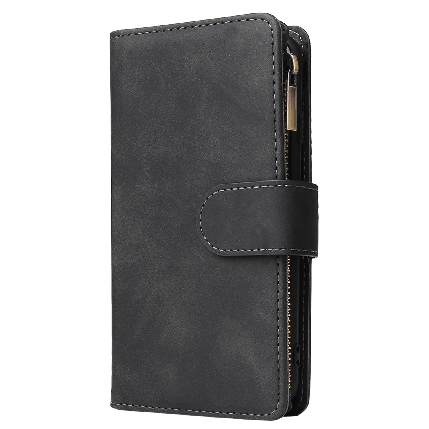 For iPhone 6 / 6S iPhone 6 plus / 6S plus iPhone 7 / 8 iPhone 7 plus / 8 plus Smart Phone Cover Coin Pocket with Cards Bracket Zipper Phone PU Leather Case Phone Cover  iPhone 7 / 8