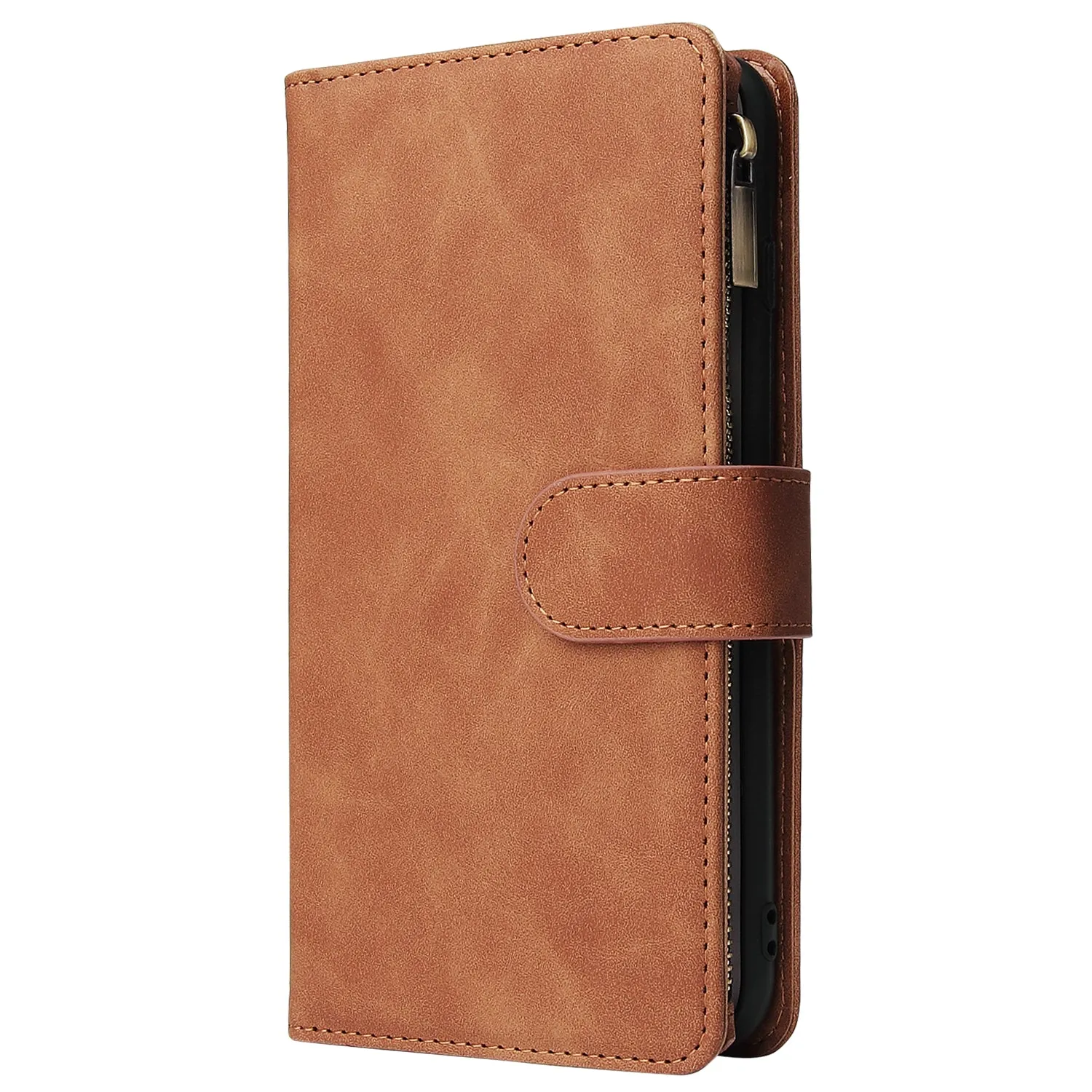 For iPhone 6 / 6S iPhone 6 plus / 6S plus iPhone 7 / 8 iPhone 7 plus / 8 plus Smart Phone Cover Coin Pocket with Cards Bracket Zipper Phone PU Leather Case Phone Cover  iPhone 7 plus / 8 plus