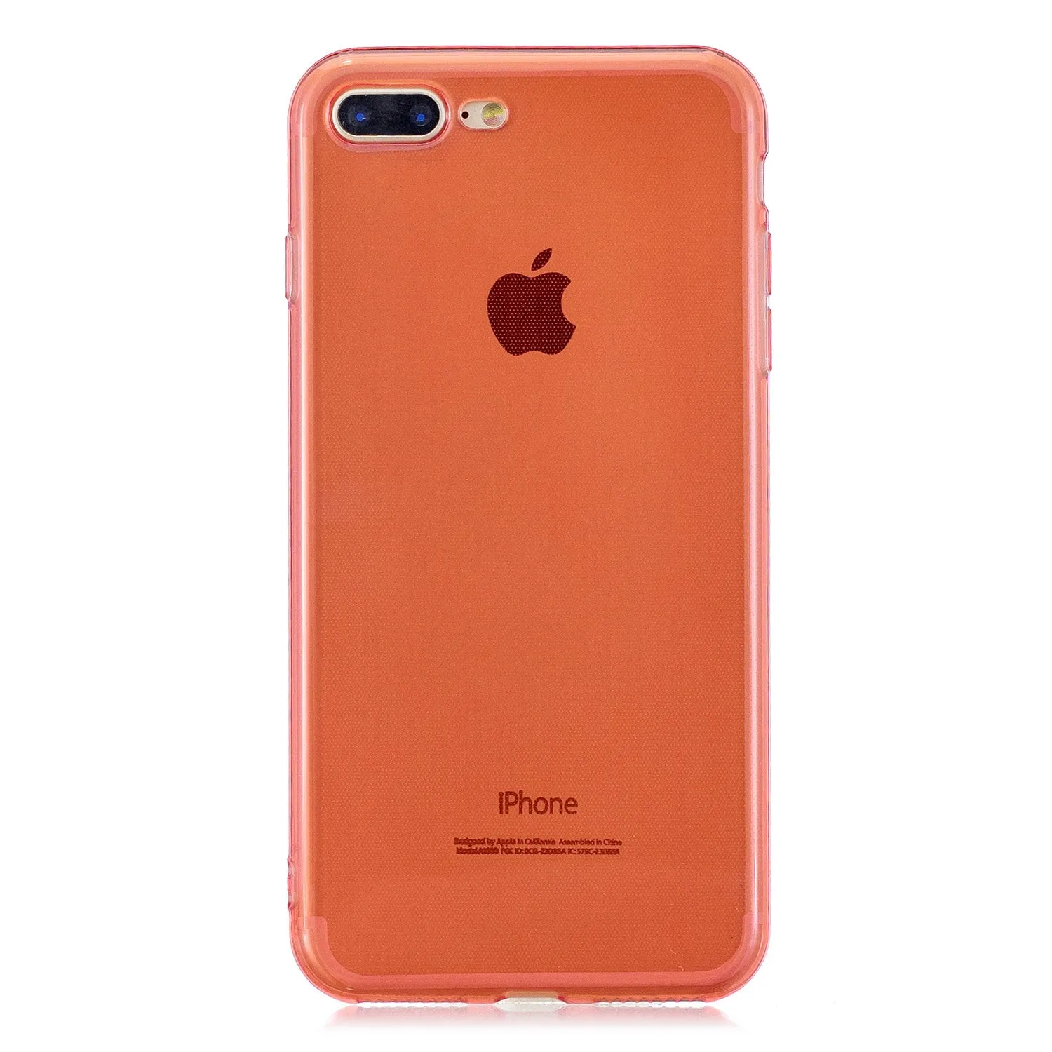 for iPhone 6/6S / 6 Plus/6S Plus / 7/8 / 7 Plus/8 Plus Clear Colorful TPU Back Cover Cellphone Case Shell Royal Blue
