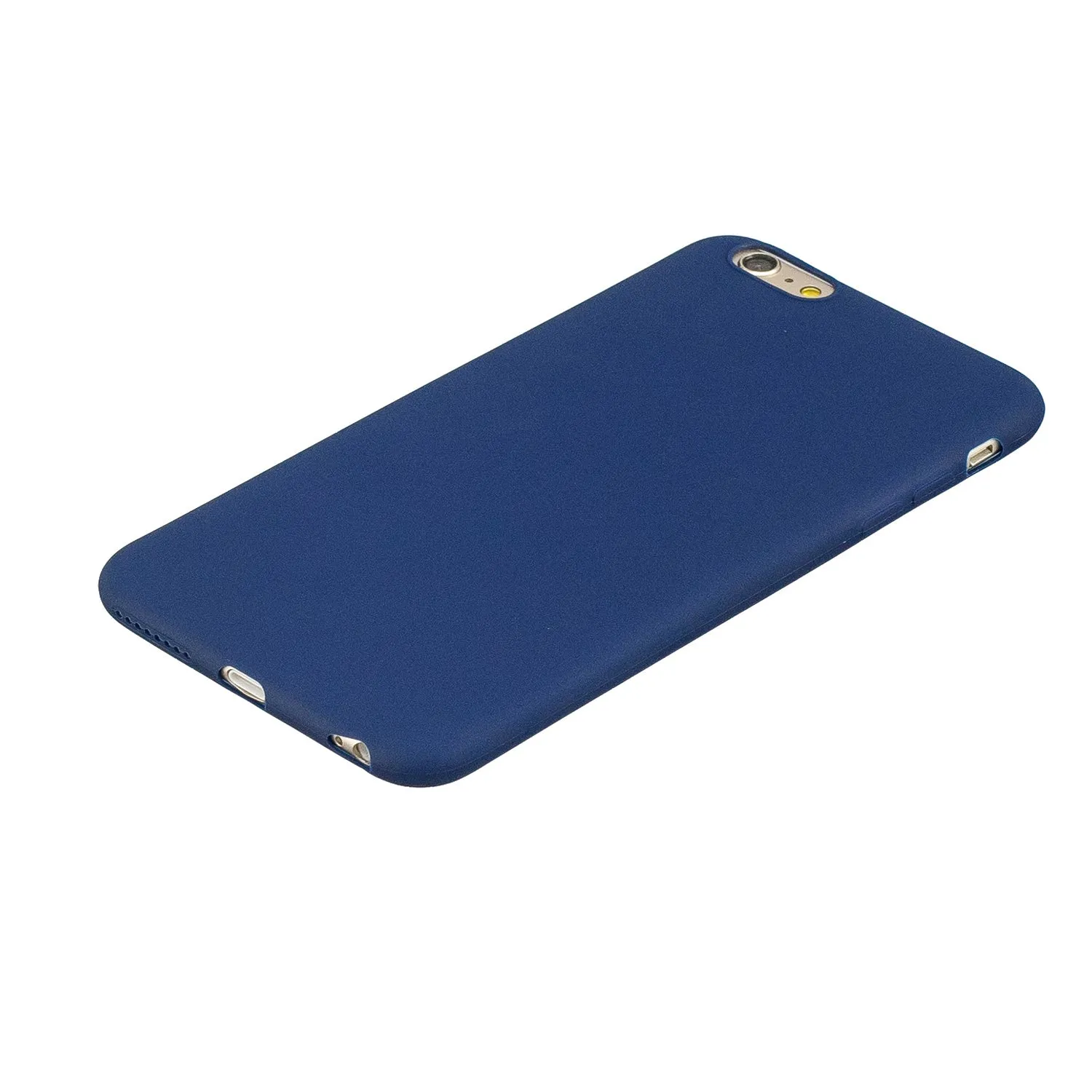 for iPhone 6/6S Lovely Candy Color Matte TPU Anti-scratch Non-slip Protective Cover Back Case Light blue