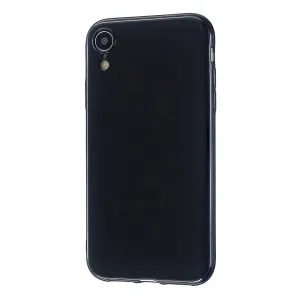 For iPhone X/XS/XS Max/XR  Cellphone Cover Slim Fit Bumper Protective Case Glossy TPU Mobile Phone Shell Bright black