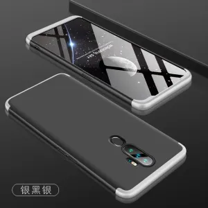 For OPPO A5 2020/A11X Cellphone Cover Hard PC Phone Case Bumper Protective Smartphone Shell black silver