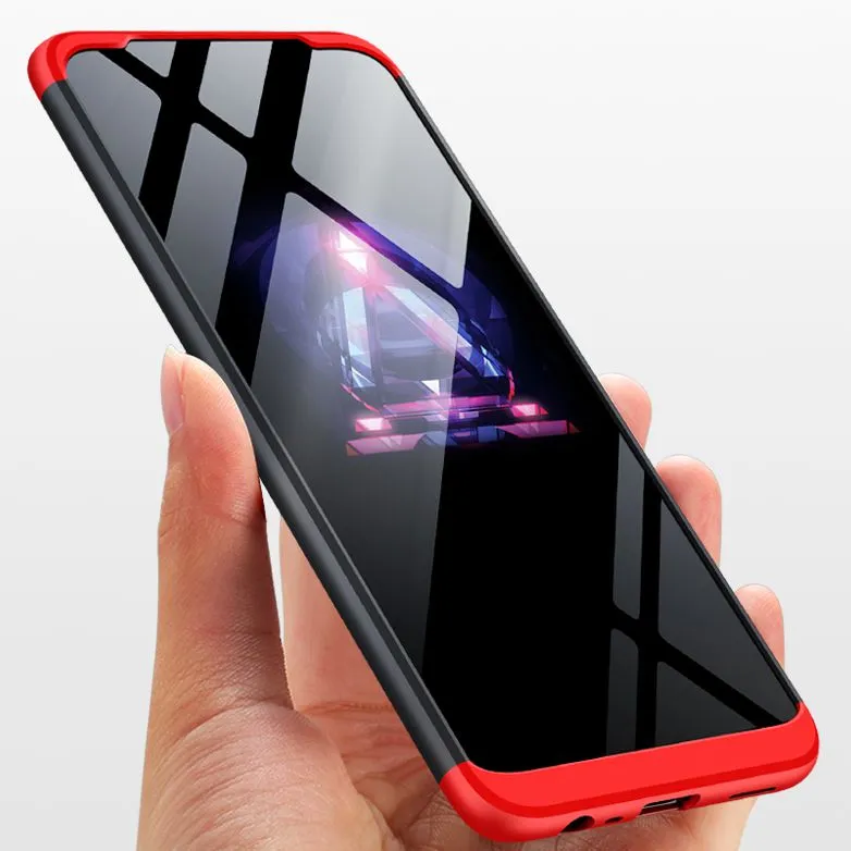 For OPPO A5 2020/A11X Cellphone Cover Hard PC Phone Case Bumper Protective Smartphone Shell black silver