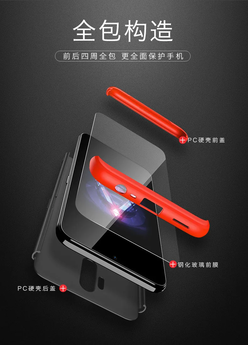 For OPPO A5 2020/A11X Cellphone Cover Hard PC Phone Case Bumper Protective Smartphone Shell black