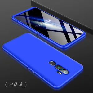 For OPPO A5 2020/A11X Cellphone Cover Hard PC Phone Case Bumper Protective Smartphone Shell blue