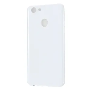 For OPPO A79/A83 Cellphone Cover Soft Hands Feel No-Fade TPU Phone Case Full Body Protection Milk white