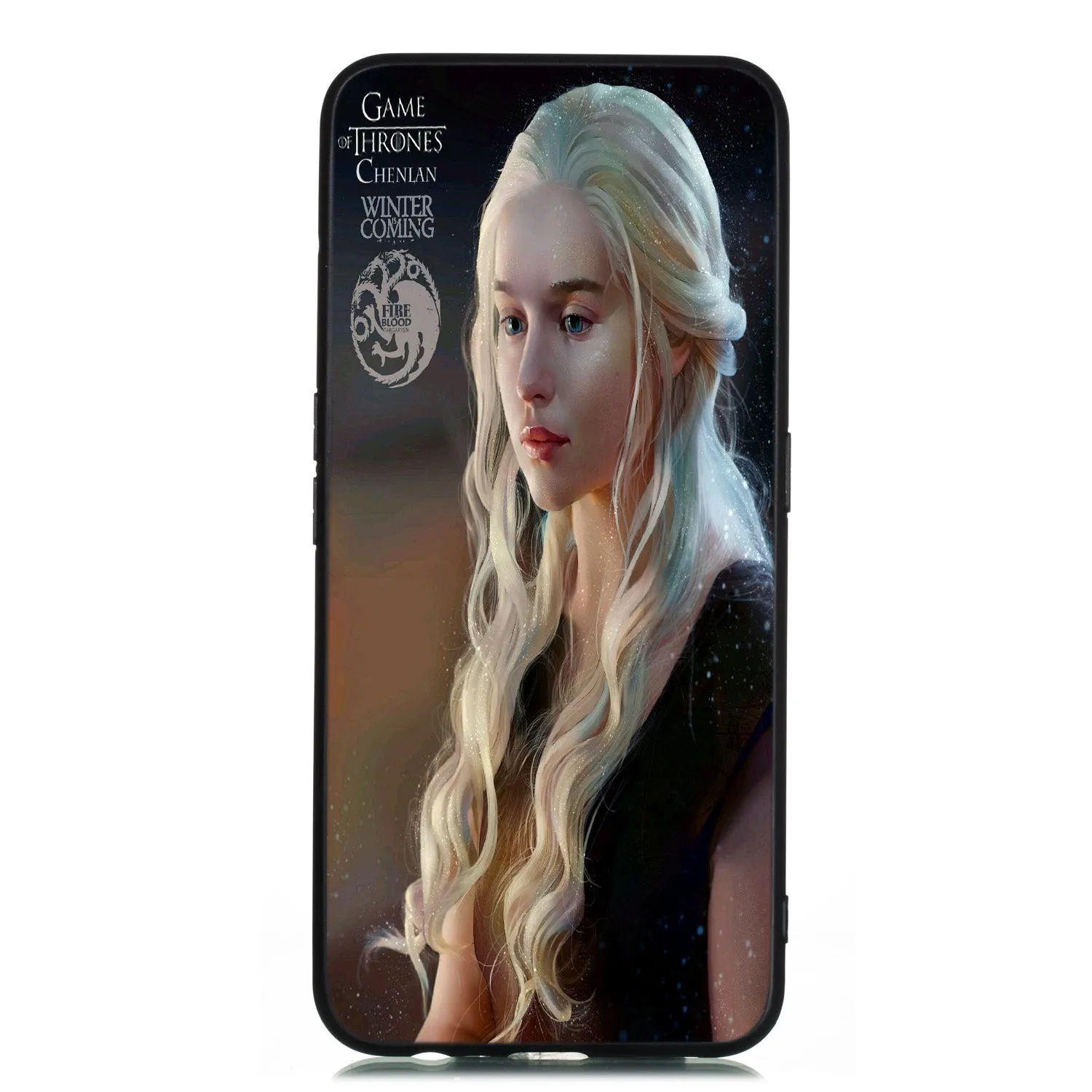 For OPPO A9 2020/Realme XT/Reno 2 Mobile Phone Shell Classic Textured Pattern Buckle Closure Design Anti-fall Smartphone Case  blue