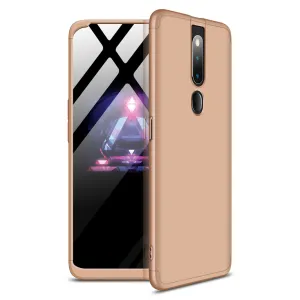 For OPPO F11 pro Ultra Slim PC Back Cover Non-slip Shockproof 360 Degree Full Protective Case gold