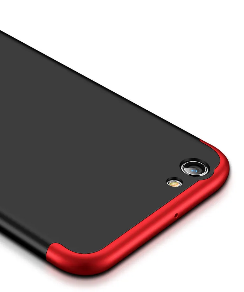 For OPPO F3/A77(International) Slim 3 in 1 Hybrid Hard Case Full Body 360 Degree Protection Back Cover Gold