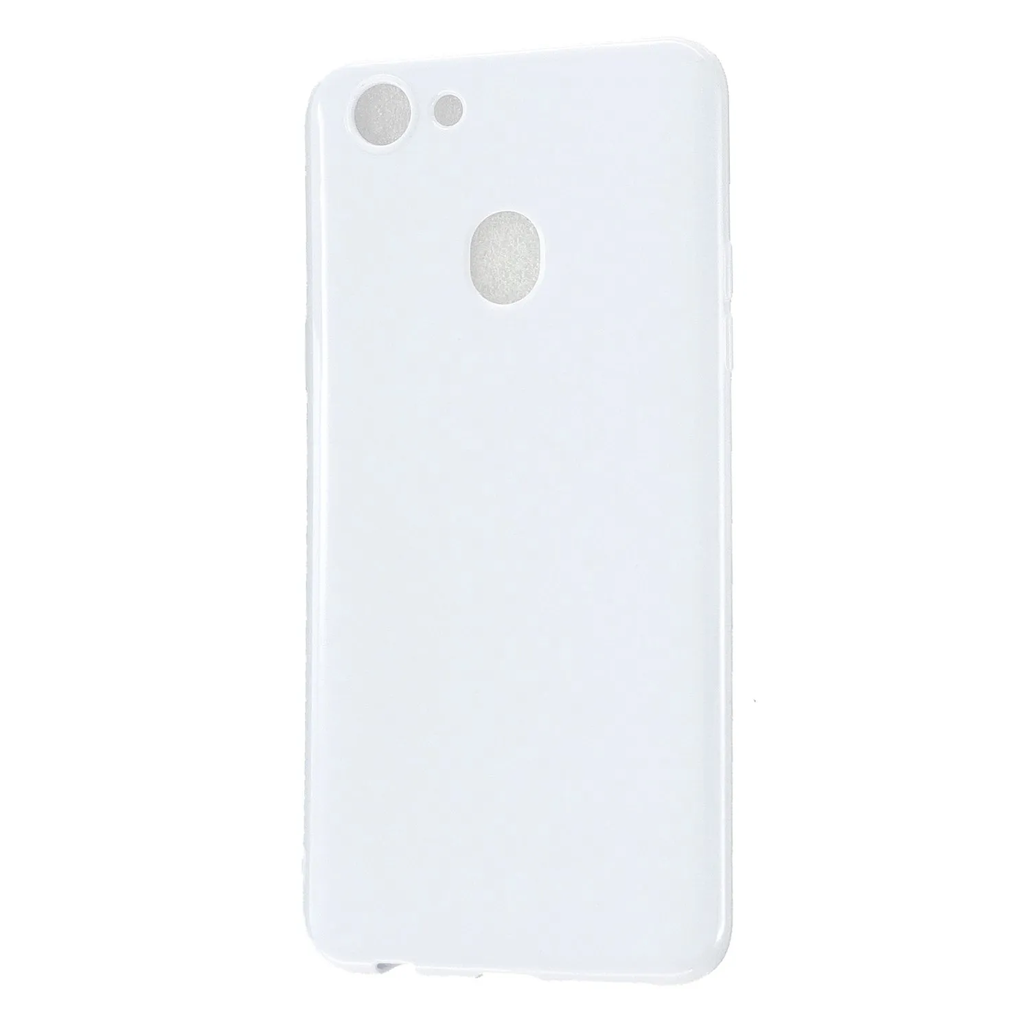 For OPPO F5/F7 Cellphone Cover Soft TPU Mobile Phone Case Screen Protector with Shock Absorption Technology Taro purple