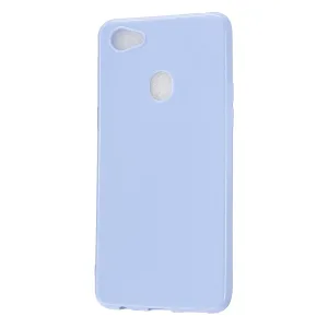 For OPPO F5/F7 Cellphone Cover Soft TPU Mobile Phone Case Screen Protector with Shock Absorption Technology Taro purple