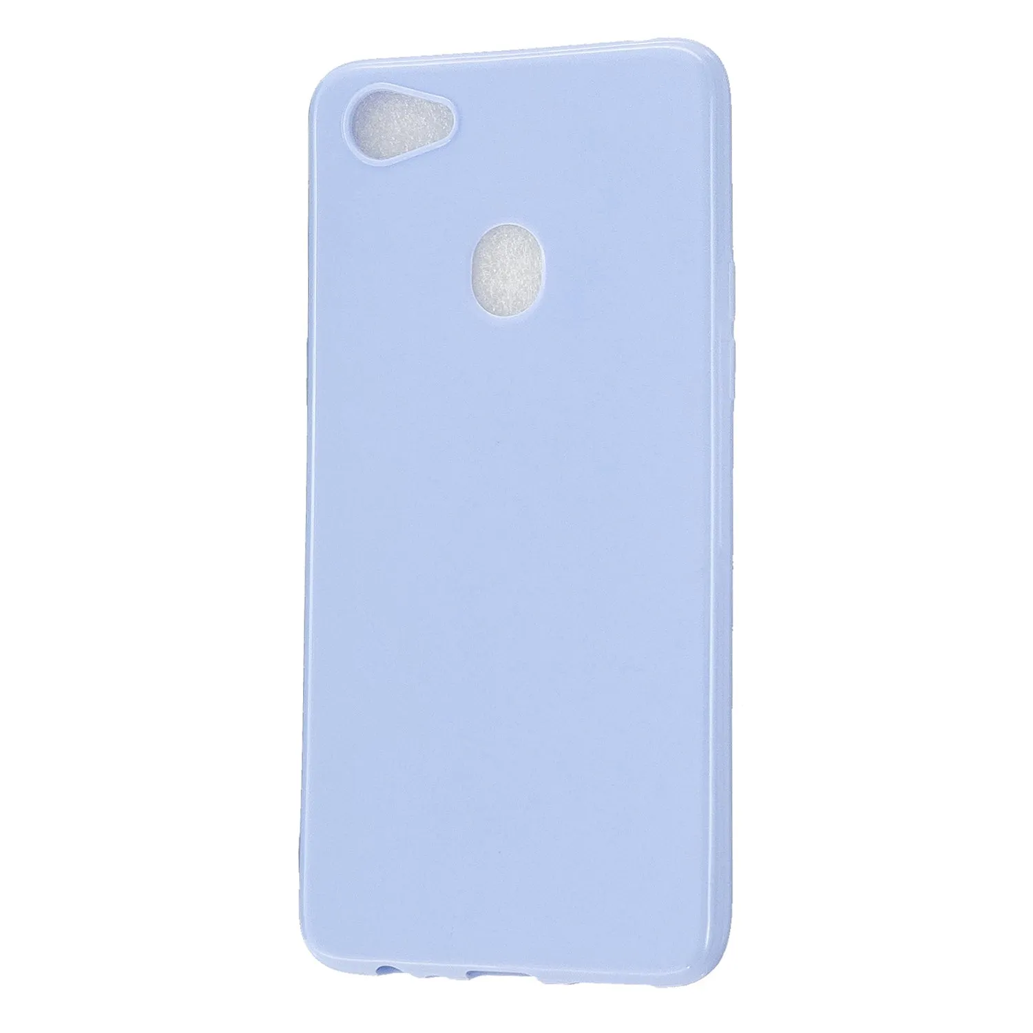 For OPPO F5/F7 Cellphone Cover Soft TPU Mobile Phone Case Screen Protector with Shock Absorption Technology Taro purple